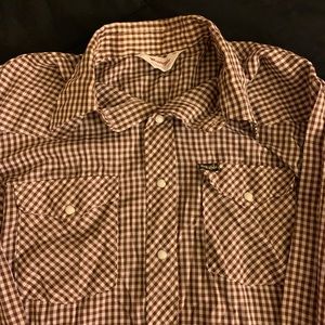 VINTAGE Wrangler Button Down